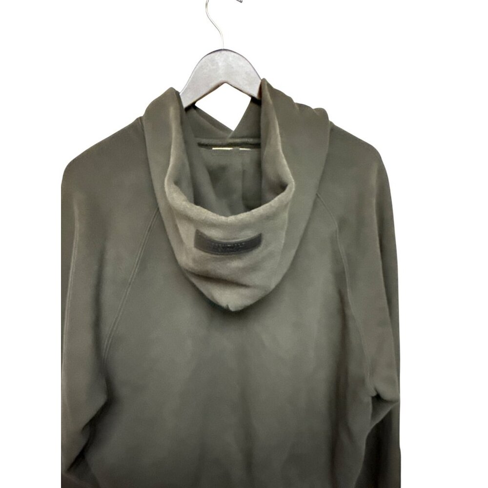 Essentials Fear of God Hoodie Men's Sweatshirt Grey Logo Small Streetwear Fleece - Picture 3 of 10